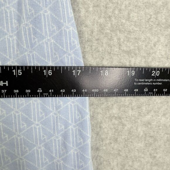 Lacoste Classic Polo Dress Women Sz 8 Blue Short Sleeve Slim Fit Mini Geometric - Picture 10 of 14